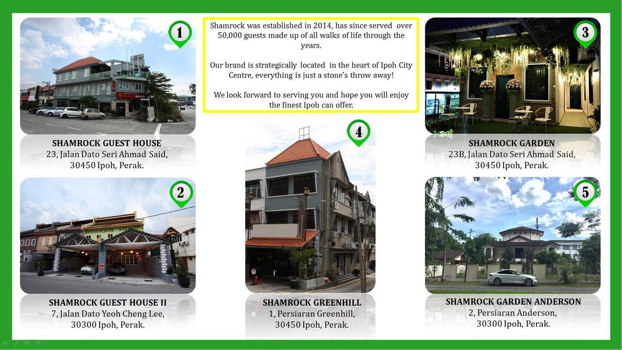 Shamrock Pensión ll Ipoh Exterior foto